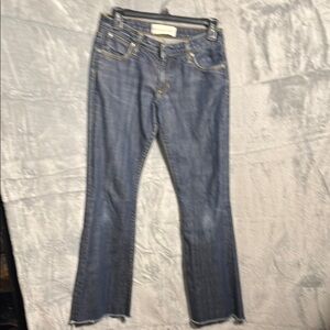 Paperdenim&cloth jeans women’s jeans size 27  Blue jeans‎ raw hem medium wash
